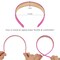 Hot Pink Headband Women 1 Inch Sueded Like Headband Non Slip Fashion Solid Plain Headband Hair Band DIY Halloween Christmas Costume Hair Accessories for Women Girls Diademas Para Mujer Gifts
